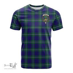 ScotsTee Shop Scottish Hamilton Hunting Modern Clan Crest Tartan T Shirt for Family Tartan Matching Family T Shirts