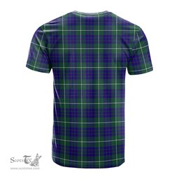 ScotsTee Shop Scottish Hamilton Hunting Modern Clan Crest Tartan T Shirt for Family Tartan Matching Family T Shirts