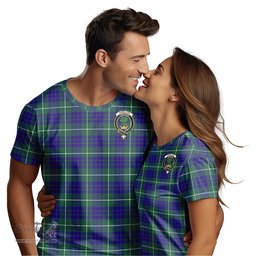 ScotsTee Shop Scottish Hamilton Hunting Modern Clan Crest Tartan T Shirt for Family Tartan Matching Family T Shirts