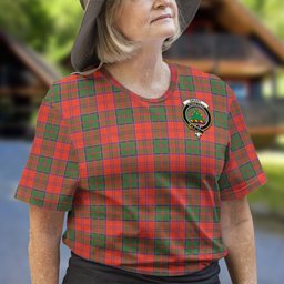 ScotsTee Shop Scottish Grant Ancient Clan Crest Tartan T Shirt for Family Tartan Matching Family T Shirts