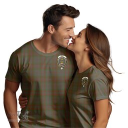ScotsTee Shop Scottish Gray Clan Crest Tartan T Shirt for Family Tartan Matching Family T Shirts