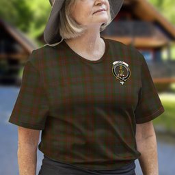 ScotsTee Shop Scottish Gray Clan Crest Tartan T Shirt for Family Tartan Matching Family T Shirts