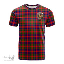ScotsTee Shop Scottish Gow Modern Clan Crest Tartan T Shirt for Family Tartan Matching Family T Shirts