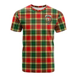 ScotsTee Shop Scottish Gibsone (Gibson-Gibbs) Clan Crest Tartan T Shirt for Family Tartan Matching Family T Shirts