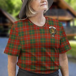 ScotsTee Shop Scottish Hay Ancient Clan Crest Tartan T Shirt for Family Tartan Matching Family T Shirts