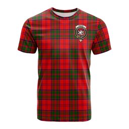 ScotsTee Shop Scottish Heron Clan Crest Tartan T Shirt for Family Tartan Matching Family T Shirts