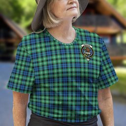 ScotsTee Shop Scottish Graham of Montrose Ancient Clan Crest Tartan T Shirt for Family Tartan Matching Family T Shirts