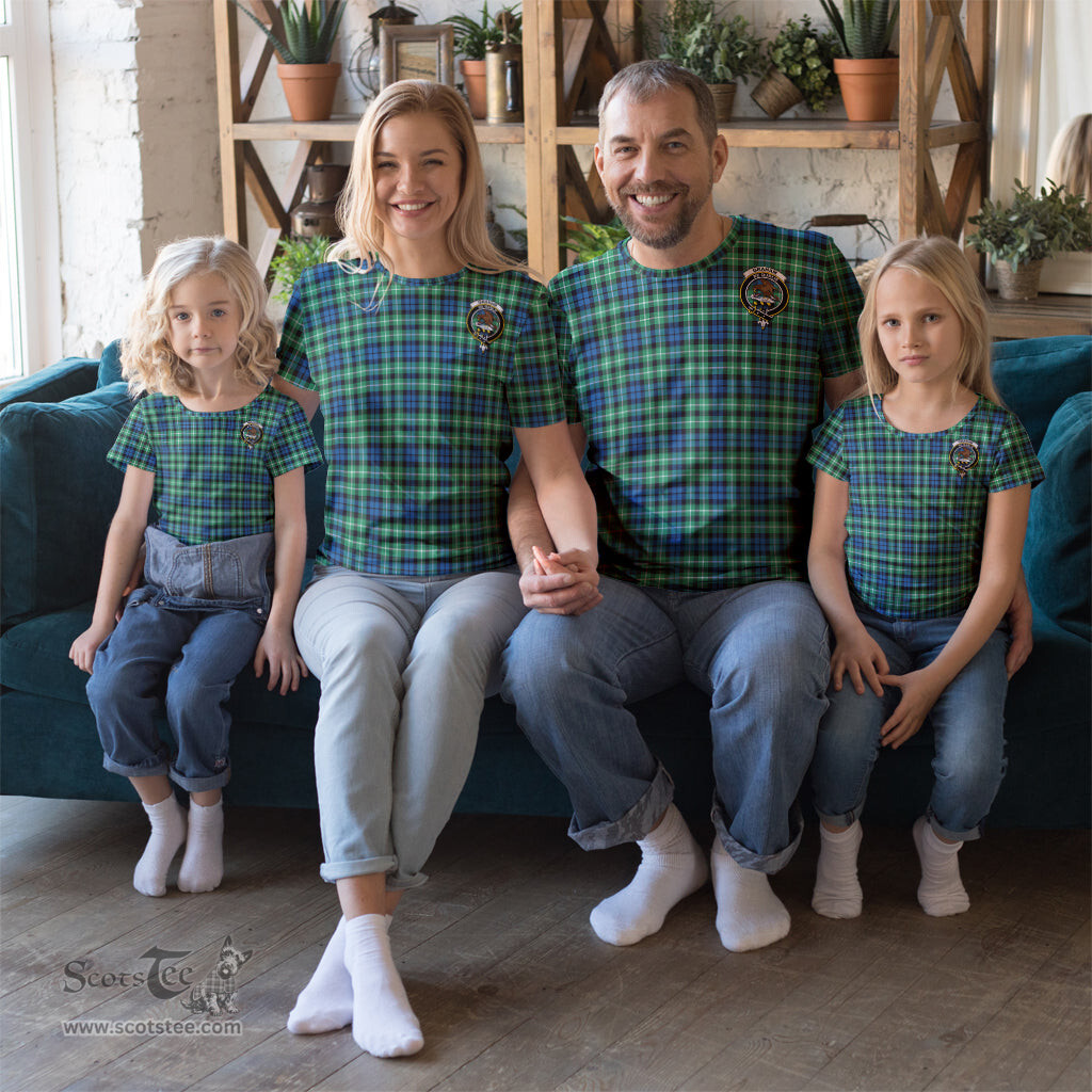 ScotsTee Shop Scottish Graham of Montrose Ancient Clan Crest Tartan T Shirt for Family Tartan Matching Family T Shirts