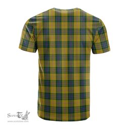ScotsTee Shop Scottish Fraser Yellow Clan Crest Tartan T Shirt for Family Tartan Matching Family T Shirts