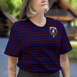 ScotsTee Shop Scottish Home Modern Clan Crest Tartan T Shirt for Family Tartan Matching Family T Shirts