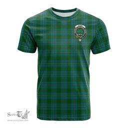 ScotsTee Shop Scottish Irvine of Bonshaw Clan Crest Tartan T Shirt for Family Tartan Matching Family T Shirts