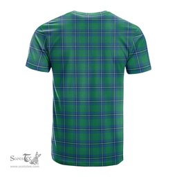 ScotsTee Shop Scottish Irvine Ancient Clan Crest Tartan T Shirt for Family Tartan Matching Family T Shirts