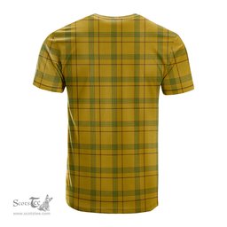 ScotsTee Shop Scottish Houston Clan Crest Tartan T Shirt for Family Tartan Matching Family T Shirts