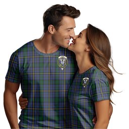 ScotsTee Shop Scottish Hope Clan Originaux Clan Crest Tartan T Shirt for Family Tartan Matching Family T Shirts