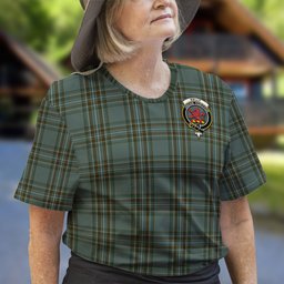 ScotsTee Shop Scottish Kelly Dress Clan Crest Tartan T Shirt for Family Tartan Matching Family T Shirts