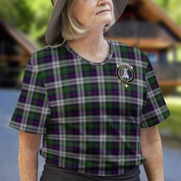 ScotsTee Shop Scottish MacCallum Dress Clan Crest Tartan T Shirt for Family Tartan Matching Family T Shirts