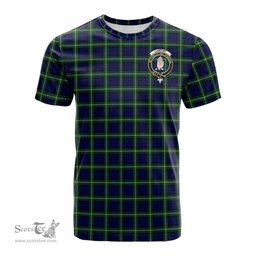 ScotsTee Shop Scottish Lamont Modern Clan Crest Tartan T Shirt for Family Tartan Matching Family T Shirts