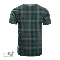 ScotsTee Shop Scottish Kennedy Modern Clan Crest Tartan T Shirt for Family Tartan Matching Family T Shirts
