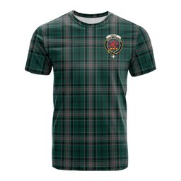 ScotsTee Shop Scottish Kelly of Sleat Hunting Clan Crest Tartan T Shirt for Family Tartan Matching Family T Shirts
