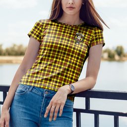 ScotsTee Shop Scottish Jardine Modern Clan Crest Tartan T Shirt for Family Tartan Matching Family T Shirts