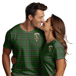 ScotsTee Shop Scottish MacAlpin Modern Clan Crest Tartan T Shirt for Family Tartan Matching Family T Shirts