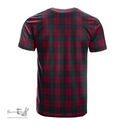 ScotsTee Shop Scottish Lindsay Clan Crest Tartan T Shirt for Family Tartan Matching Family T Shirts