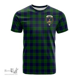 ScotsTee Shop Scottish Keith Modern Clan Crest Tartan T Shirt for Family Tartan Matching Family T Shirts