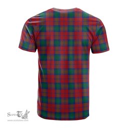 ScotsTee Shop Scottish Lindsay Modern Clan Crest Tartan T Shirt for Family Tartan Matching Family T Shirts