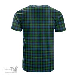 ScotsTee Shop Scottish Lamont Clan Crest Tartan T Shirt for Family Tartan Matching Family T Shirts