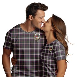 ScotsTee Shop Scottish MacDonald Dress Clan Crest Tartan T Shirt for Family Tartan Matching Family T Shirts