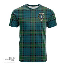ScotsTee Shop Scottish Kirkpatrick Clan Crest Tartan T Shirt for Family Tartan Matching Family T Shirts