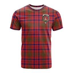 ScotsTee Shop Scottish Lumsden Modern Clan Crest Tartan T Shirt for Family Tartan Matching Family T Shirts