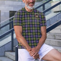 ScotsTee Shop Scottish MacDonald Ancient Clan Crest Tartan T Shirt for Family Tartan Matching Family T Shirts