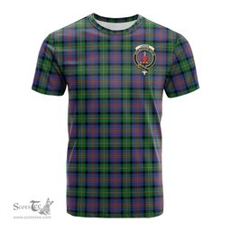 ScotsTee Shop Scottish Logan Ancient Clan Crest Tartan T Shirt for Family Tartan Matching Family T Shirts