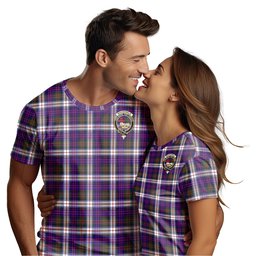 ScotsTee Shop Scottish MacDonald Dress Modern Clan Crest Tartan T Shirt for Family Tartan Matching Family T Shirts