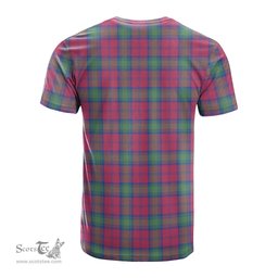 ScotsTee Shop Scottish Lindsay Ancient Clan Crest Tartan T Shirt for Family Tartan Matching Family T Shirts