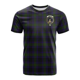 ScotsTee Shop Scottish Lumsden Hunting Clan Crest Tartan T Shirt for Family Tartan Matching Family T Shirts