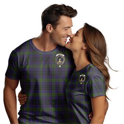 ScotsTee Shop Scottish Lumsden Hunting Clan Crest Tartan T Shirt for Family Tartan Matching Family T Shirts