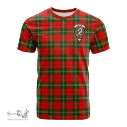 ScotsTee Shop Scottish Lennox Modern Clan Crest Tartan T Shirt for Family Tartan Matching Family T Shirts