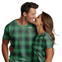 ScotsTee Shop Scottish MacArthur Ancient Clan Crest Tartan T Shirt for Family Tartan Matching Family T Shirts