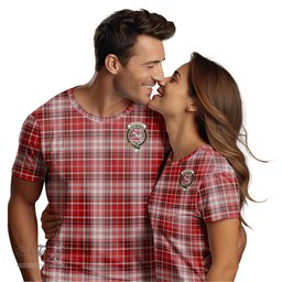 ScotsTee Shop Scottish MacDougall Dress Clan Crest Tartan T Shirt for Family Tartan Matching Family T Shirts