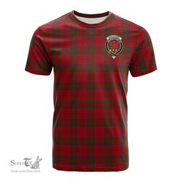 ScotsTee Shop Scottish MacDonell of Keppoch Clan Crest Tartan T Shirt for Family Tartan Matching Family T Shirts