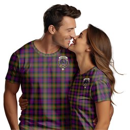 ScotsTee Shop Scottish MacDonell of Glengarry Modern Clan Crest Tartan T Shirt for Family Tartan Matching Family T Shirts