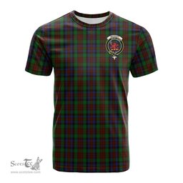 ScotsTee Shop Scottish MacDuff Hunting Clan Crest Tartan T Shirt for Family Tartan Matching Family T Shirts