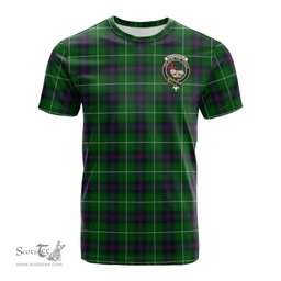 ScotsTee Shop Scottish MacDonald of The Isles Clan Crest Tartan T Shirt for Family Tartan Matching Family T Shirts