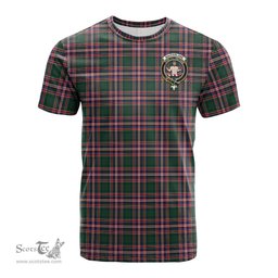 ScotsTee Shop Scottish MacFarlane Hunting Modern Clan Crest Tartan T Shirt for Family Tartan Matching Family T Shirts