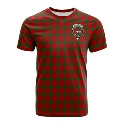 ScotsTee Shop Scottish MacDonald of Sleat Clan Crest Tartan T Shirt for Family Tartan Matching Family T Shirts