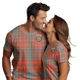 ScotsTee Shop Scottish MacDougall Ancient Clan Crest Tartan T Shirt for Family Tartan Matching Family T Shirts