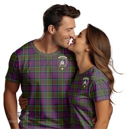 ScotsTee Shop Scottish MacDonald of Clan Ranald Modern Clan Crest Tartan T Shirt for Family Tartan Matching Family T Shirts