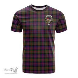 ScotsTee Shop Scottish MacDonald Modern Clan Crest Tartan T Shirt for Family Tartan Matching Family T Shirts